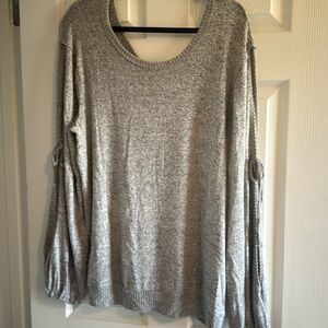 Maurice XL Sooooft Open and Tie Arm Sweater